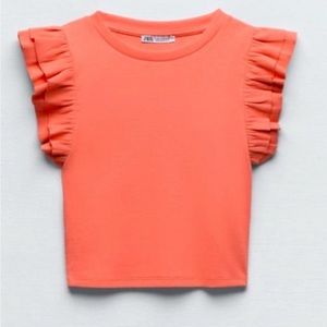 Zara ruffle top